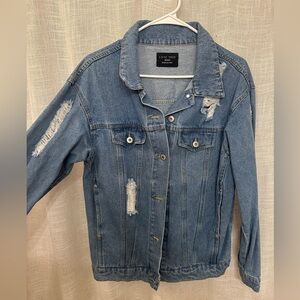 Love Tree Blue Denim Jacket